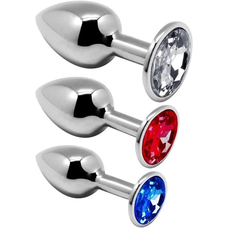 Alive - anal pleasure kit 3 plug metal