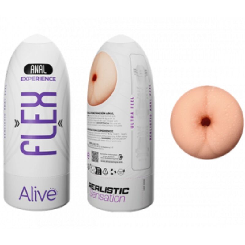 Alive - flex masturbador masculino ano talla m