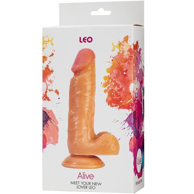 Alive - leo pene realístico 17 cm