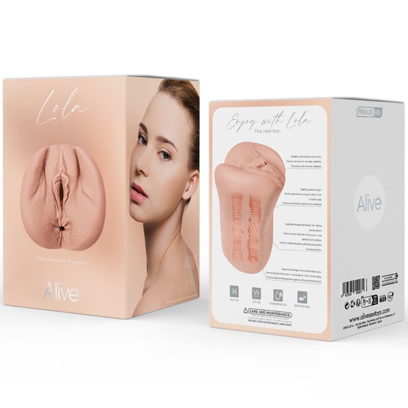 Alive - lola masturbador doble masculino vagina & ano super
