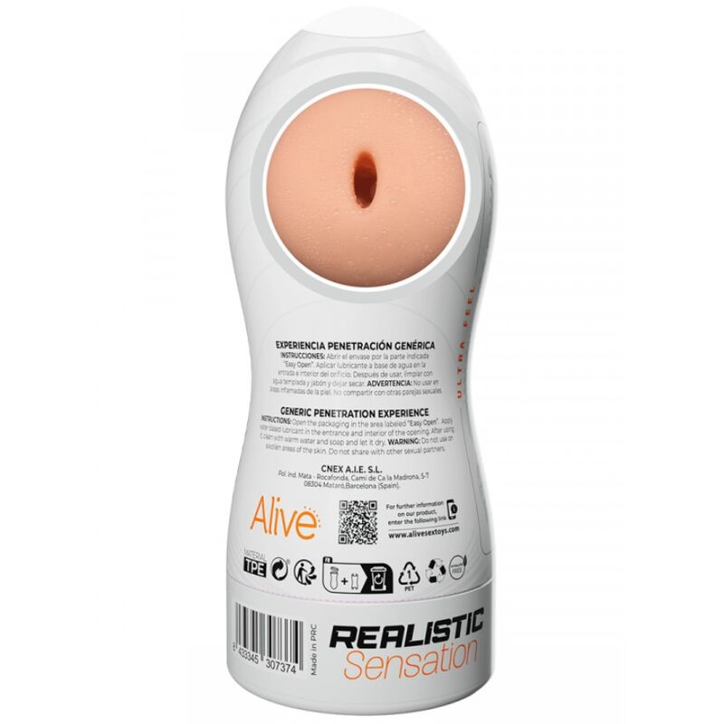 Alive - maxi flex masturbador masculino genérico talla l