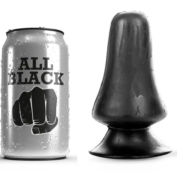 All black - anal plug 12 cm