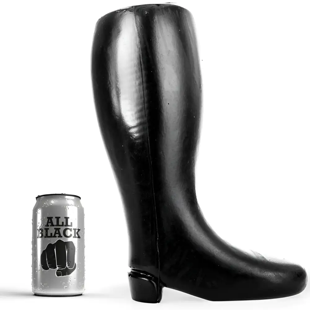 All black - bota gigante fisting suave 31 cm