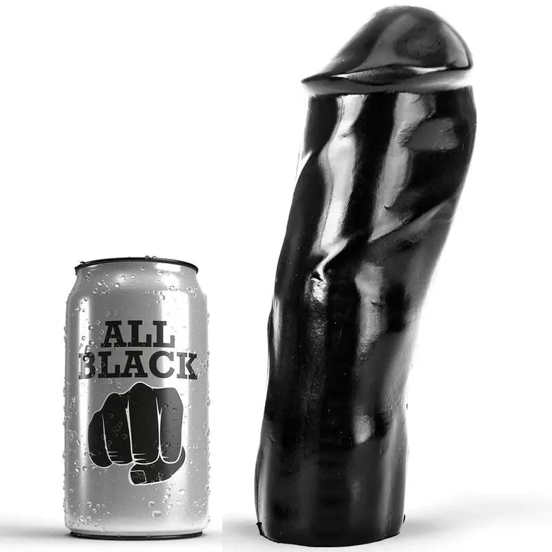 All black - dildo realístico 20 cm