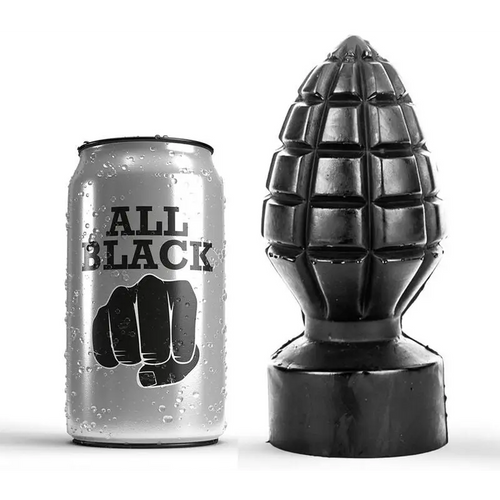 All black - plug anal 14 cm