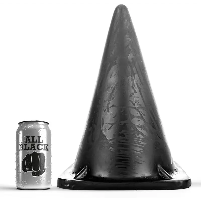 All black - plug triangular 30 cm