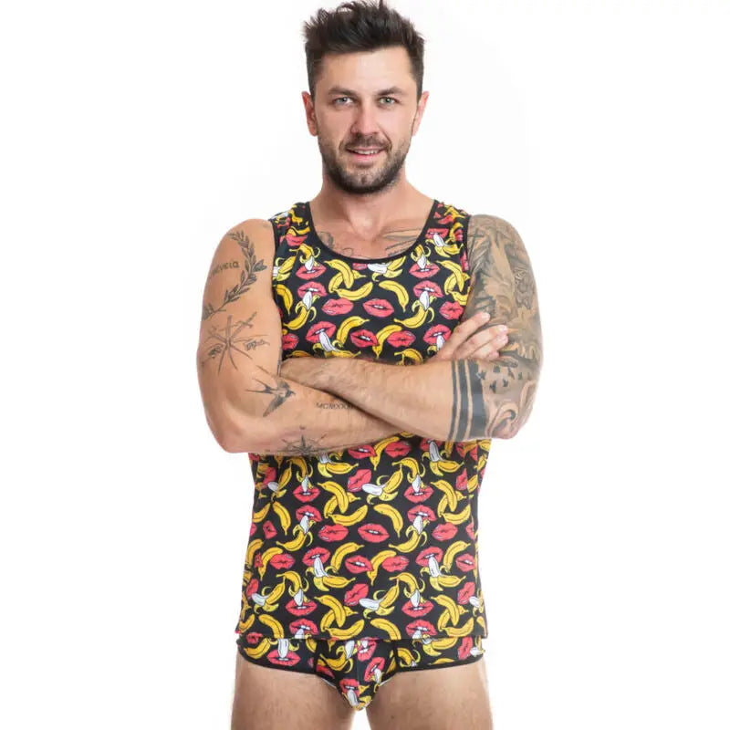 Anais men - banana top s - S