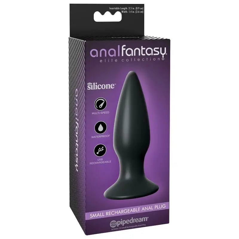 Anal fantasy elite collection - plug anal recargable pequeño