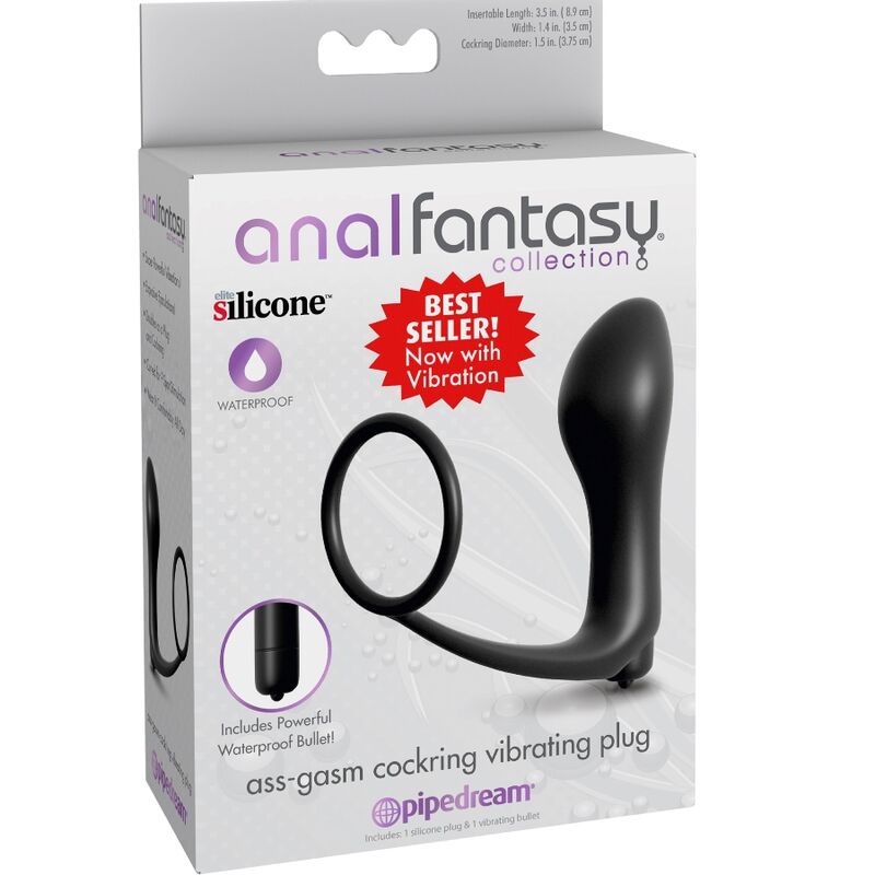 Anal fantasy elite collection - plug vibrador ass-gasm