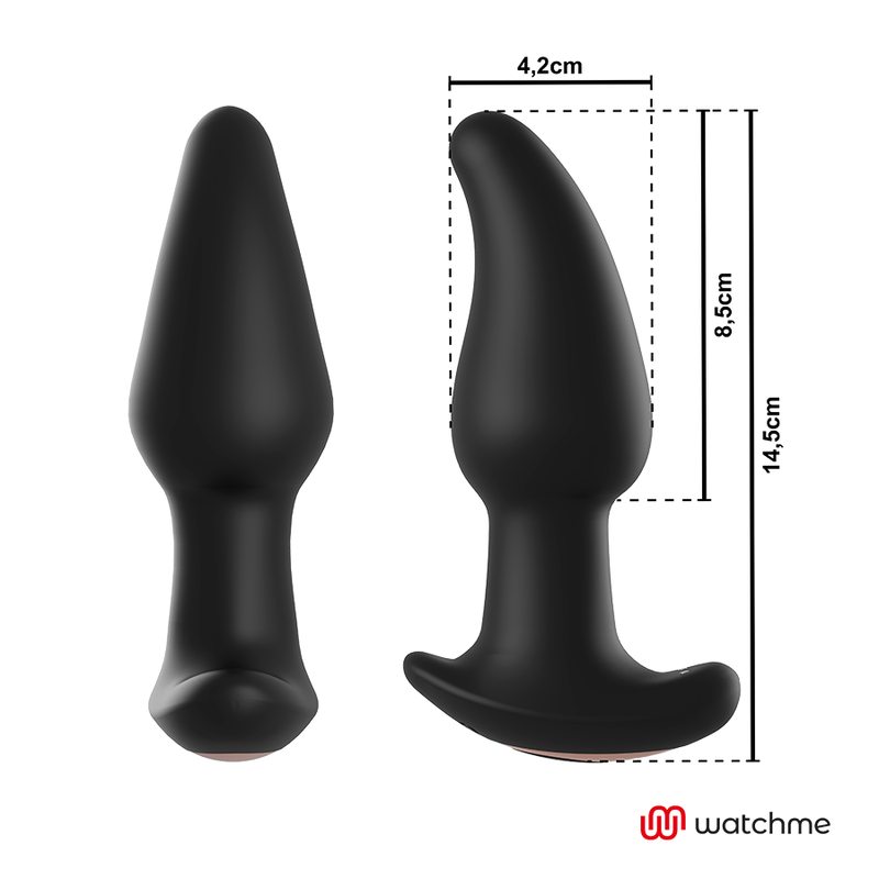 Anbiguo - watchme control remoto plug anal vibrador