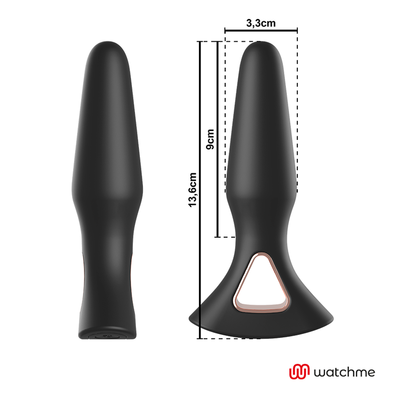 Anbiguo - watchme control remoto vibrador plug anal