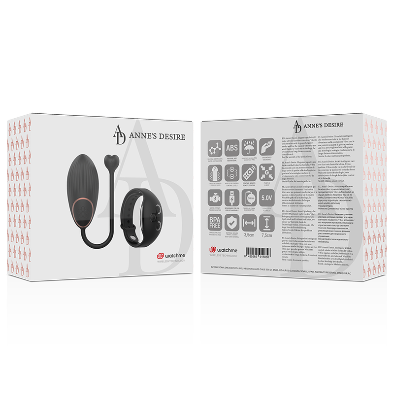 Anne’s desire - huevo control remoto tecnología watchme