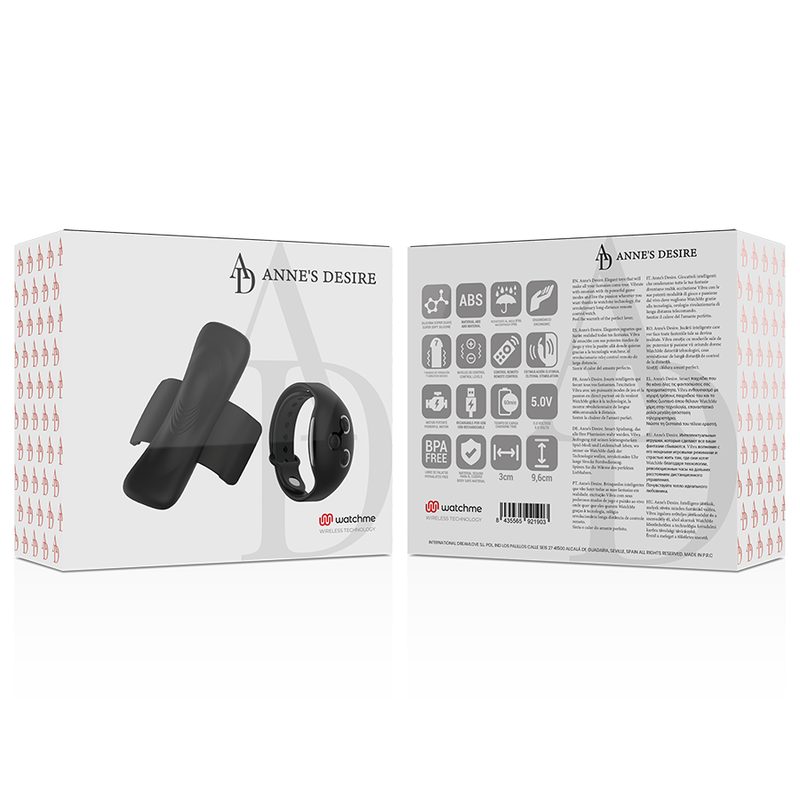 Anne’s desire - panty pleasure tecnología watchme negro
