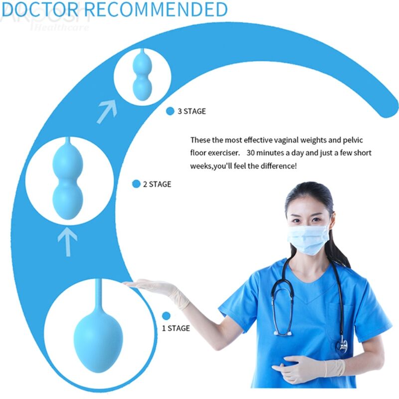 Armony - anabiosis pesas vaginales 3 niveles azul