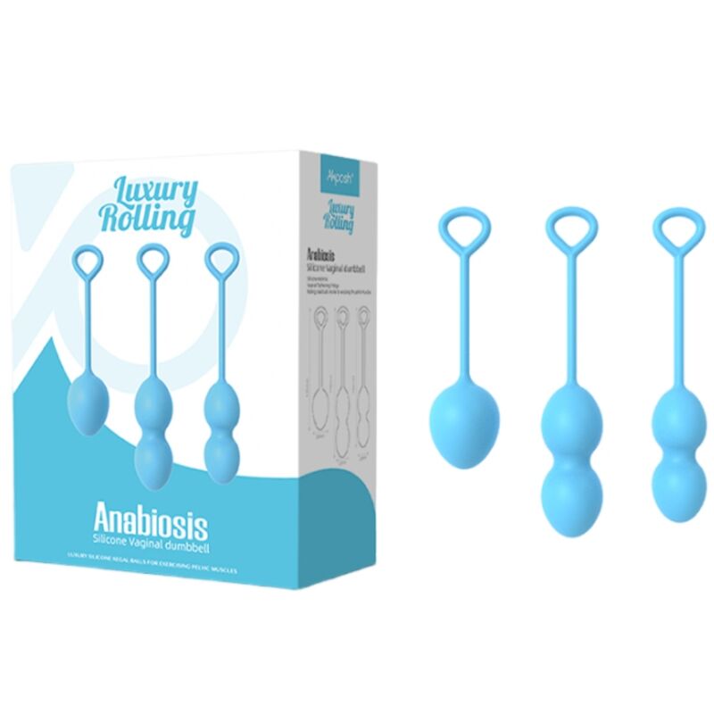 Armony - anabiosis pesas vaginales 3 niveles azul