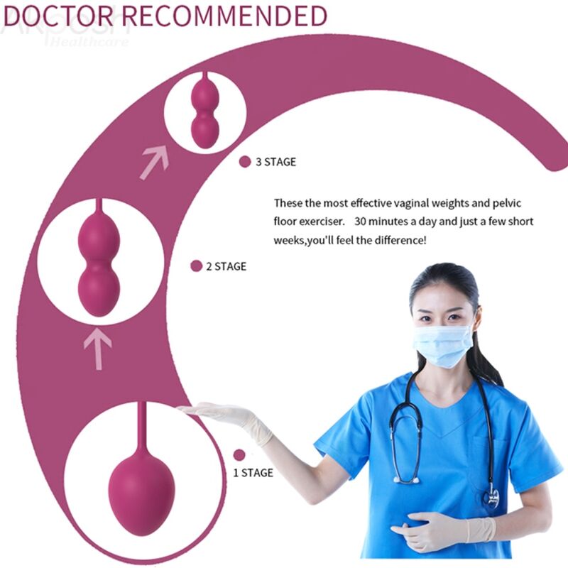 Armony - anabiosis pesas vaginales 3 niveles bugambilla
