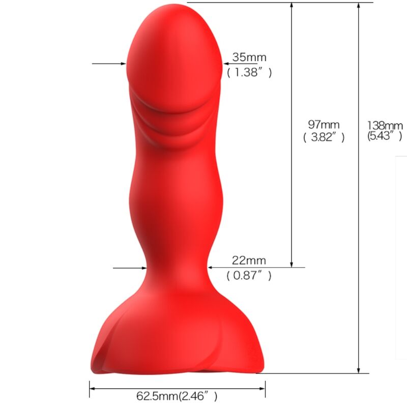 Armony - extreme a bloom rosa vibrador & plug anal control