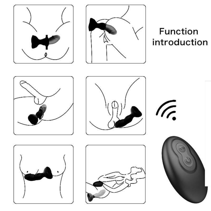 Armony - extreme a bloom rosa vibrador & plug anal control