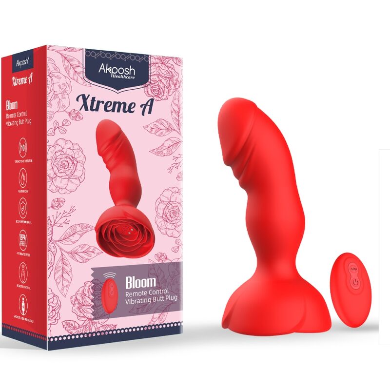 Armony - extreme a bloom rosa vibrador & plug anal control