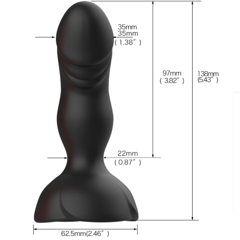 Armony - extreme a bloom rosa vibrador & plug anal control