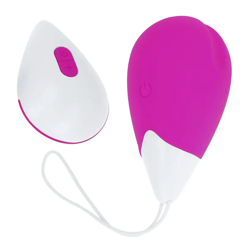 Ohmama - huevo vibrador 10 modos lila y blanco