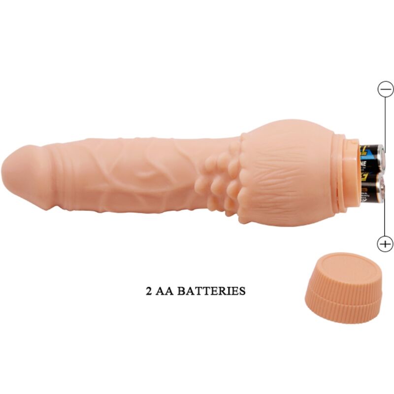 Baile - barbara vibrador realístico 19.5 cm natural