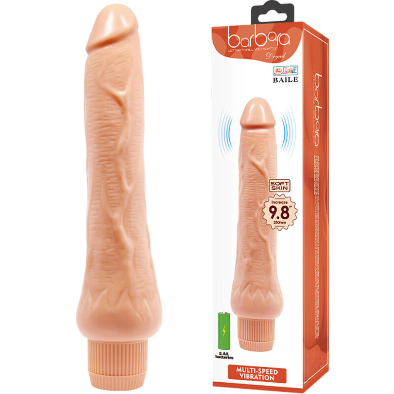 Baile - bárbara vibrador realístico 25 cm