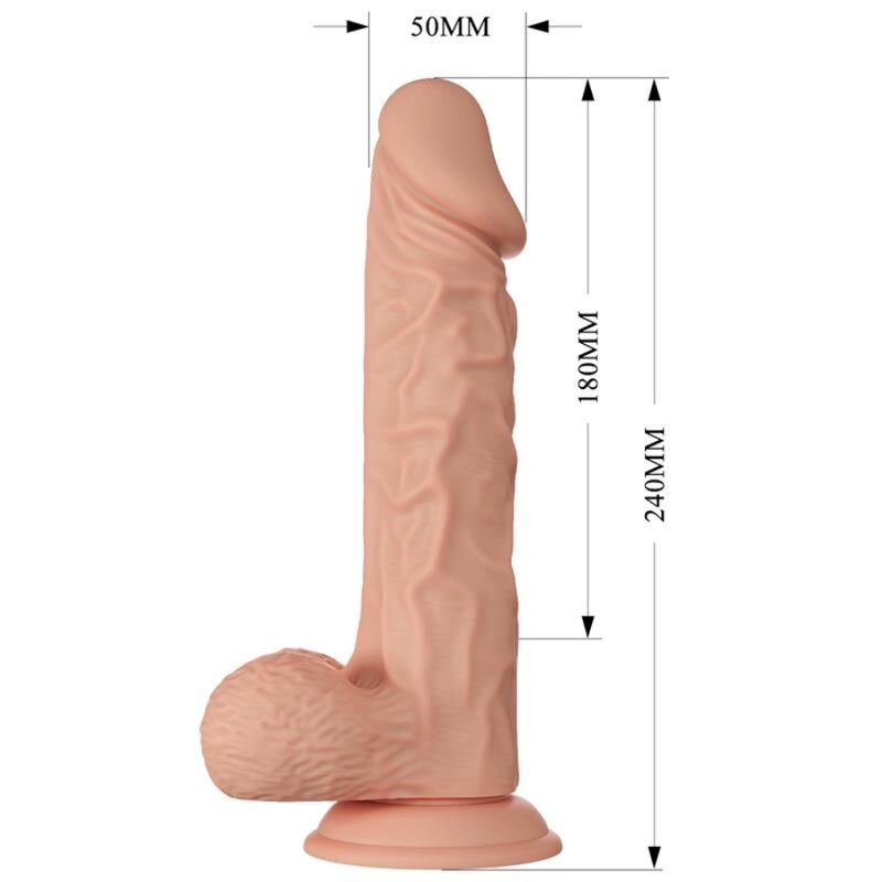 Baile - beautiful encounter buraq dildo realístico flexible