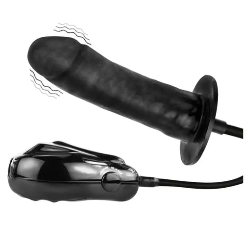 Baile - bigger joy dildo hinchable con vibración 16 cm