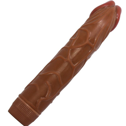 Baile - bob vibrador realístico 22.5 cm mulato