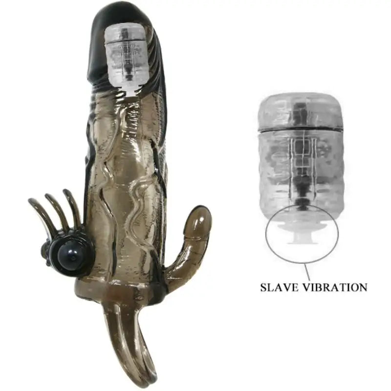 Baile - brave man funda pene anal y clitoris vibrador 16.5