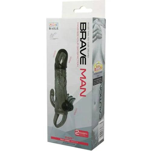 Baile - brave man funda pene anal y clitoris vibrador 16.5