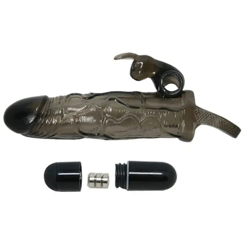 Baile - brave man funda realistica pene con rabbit 16.5 cm