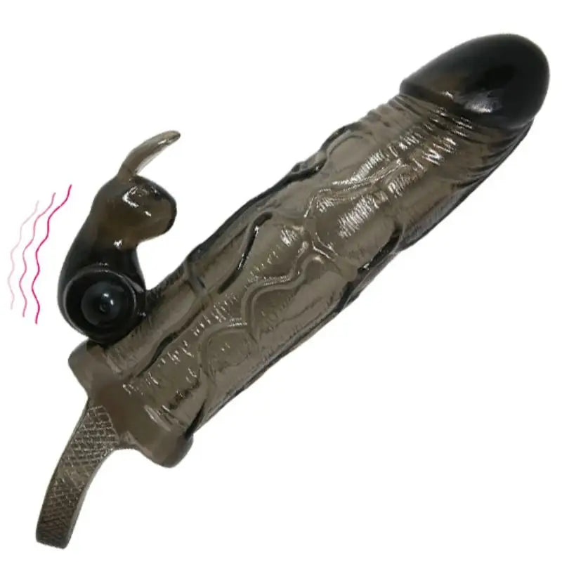 Baile - brave man funda realistica pene con rabbit 16.5 cm