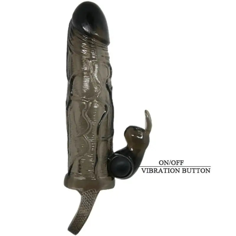 Baile - brave man funda realistica pene con rabbit 16.5 cm