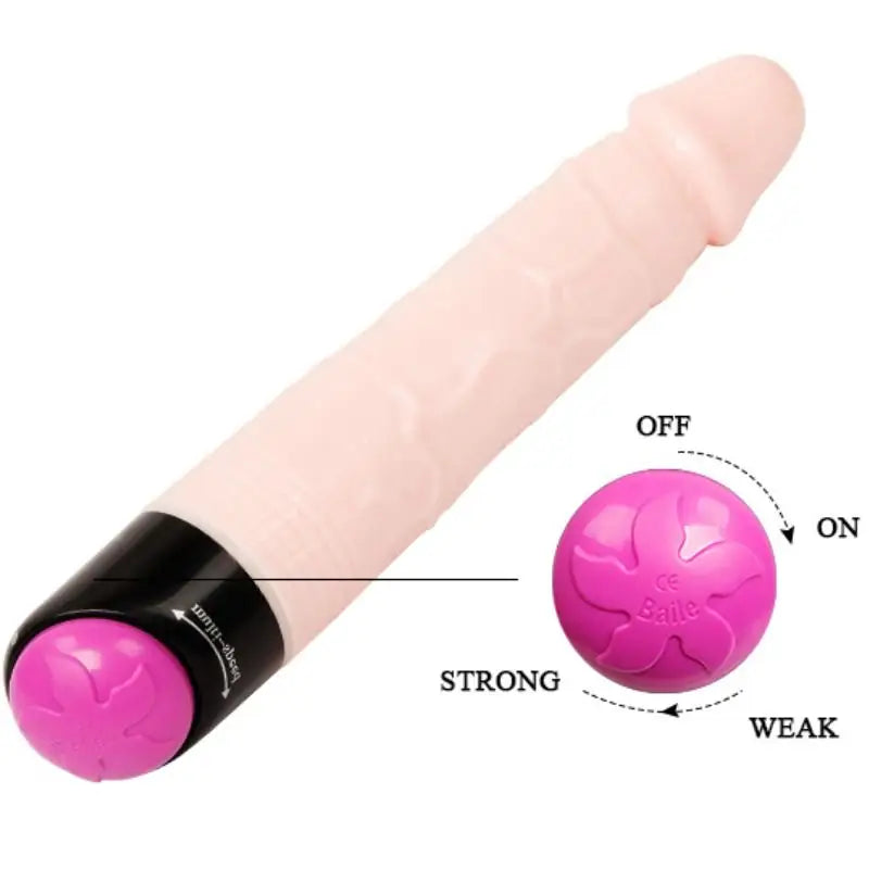 Baile - colorful sex vibración y rotación 24 cm