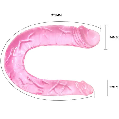 Baile - double dong dildo doble rosa