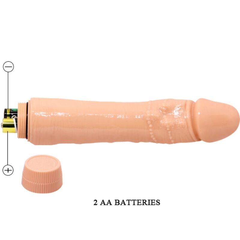 Baile - dybbuk vibrador realístico 24 cm natural