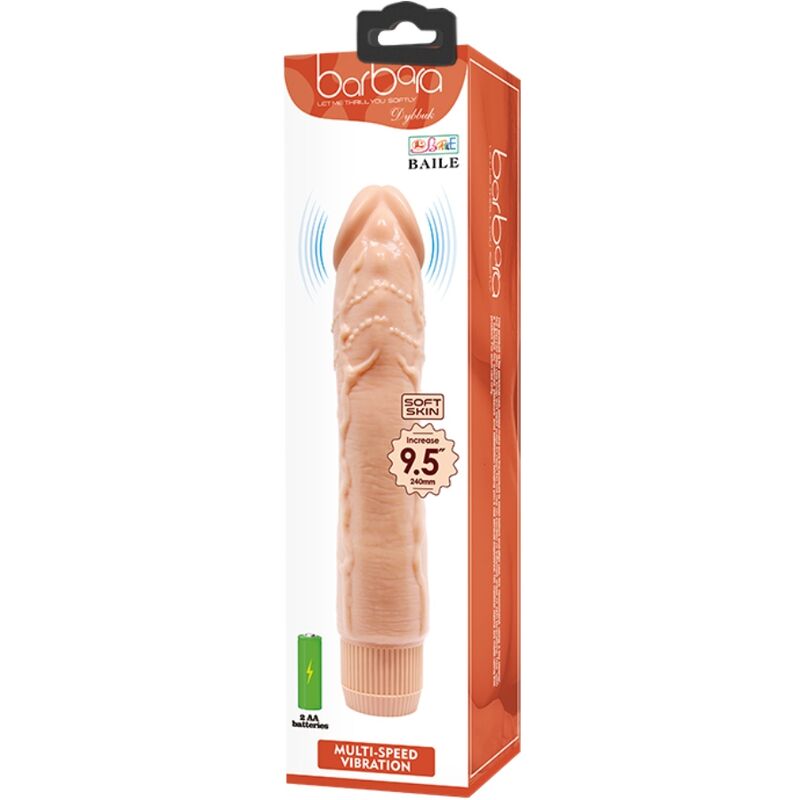 Baile - dybbuk vibrador realístico 24 cm natural