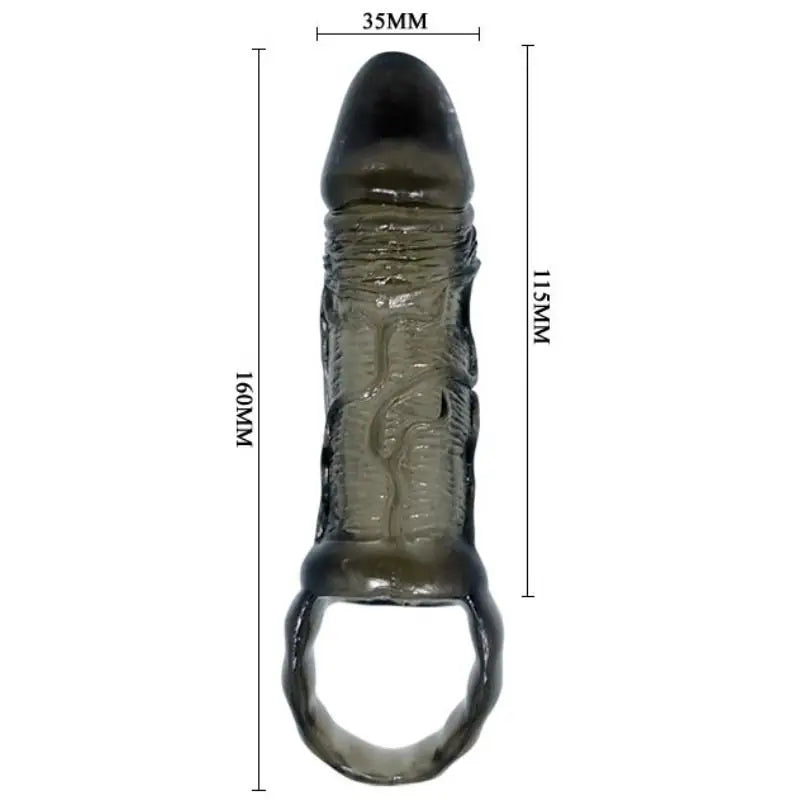 Baile - funda extensora pene con strap para testículos 11.5