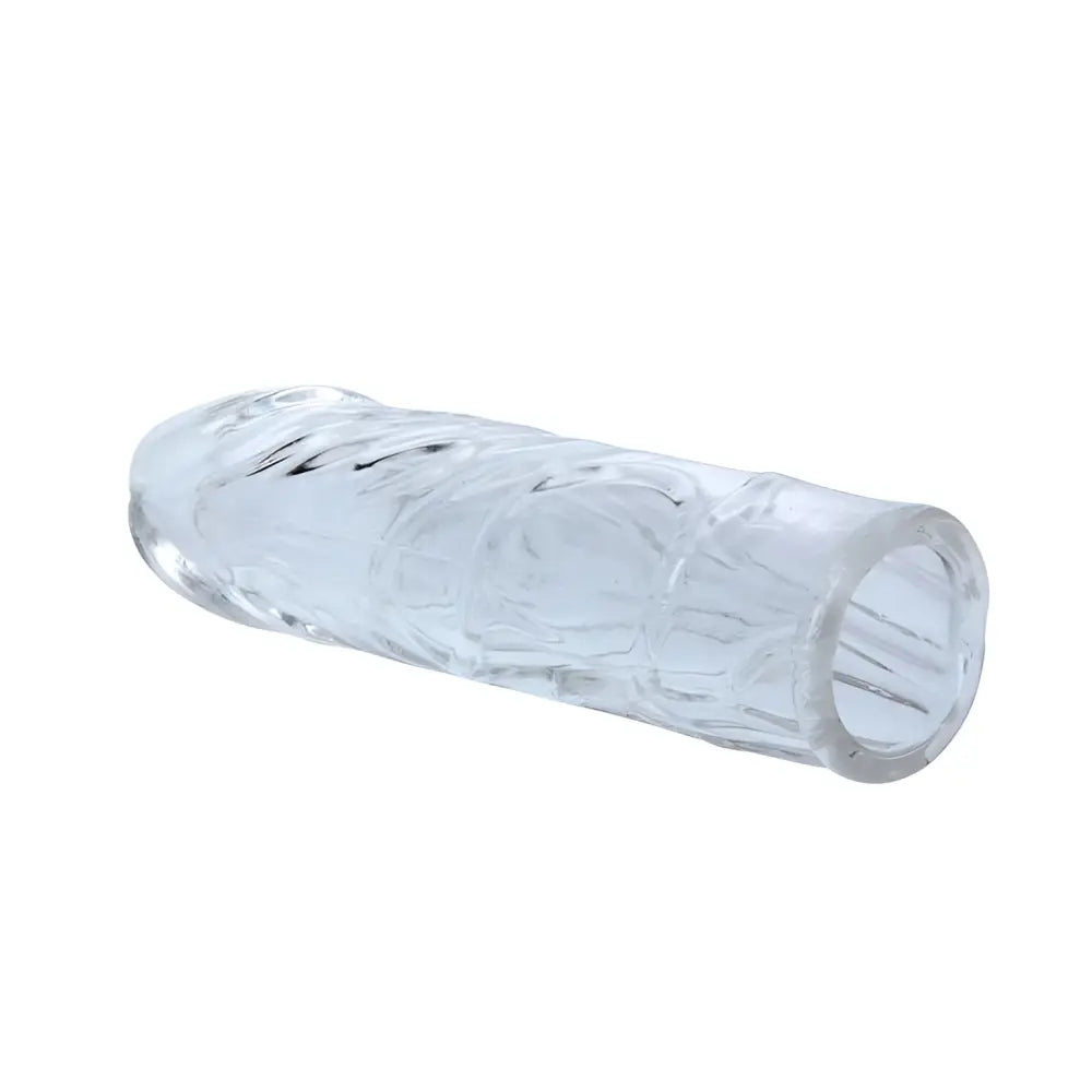 Baile - funda lila para el pene en silicona adaptable 13 cm