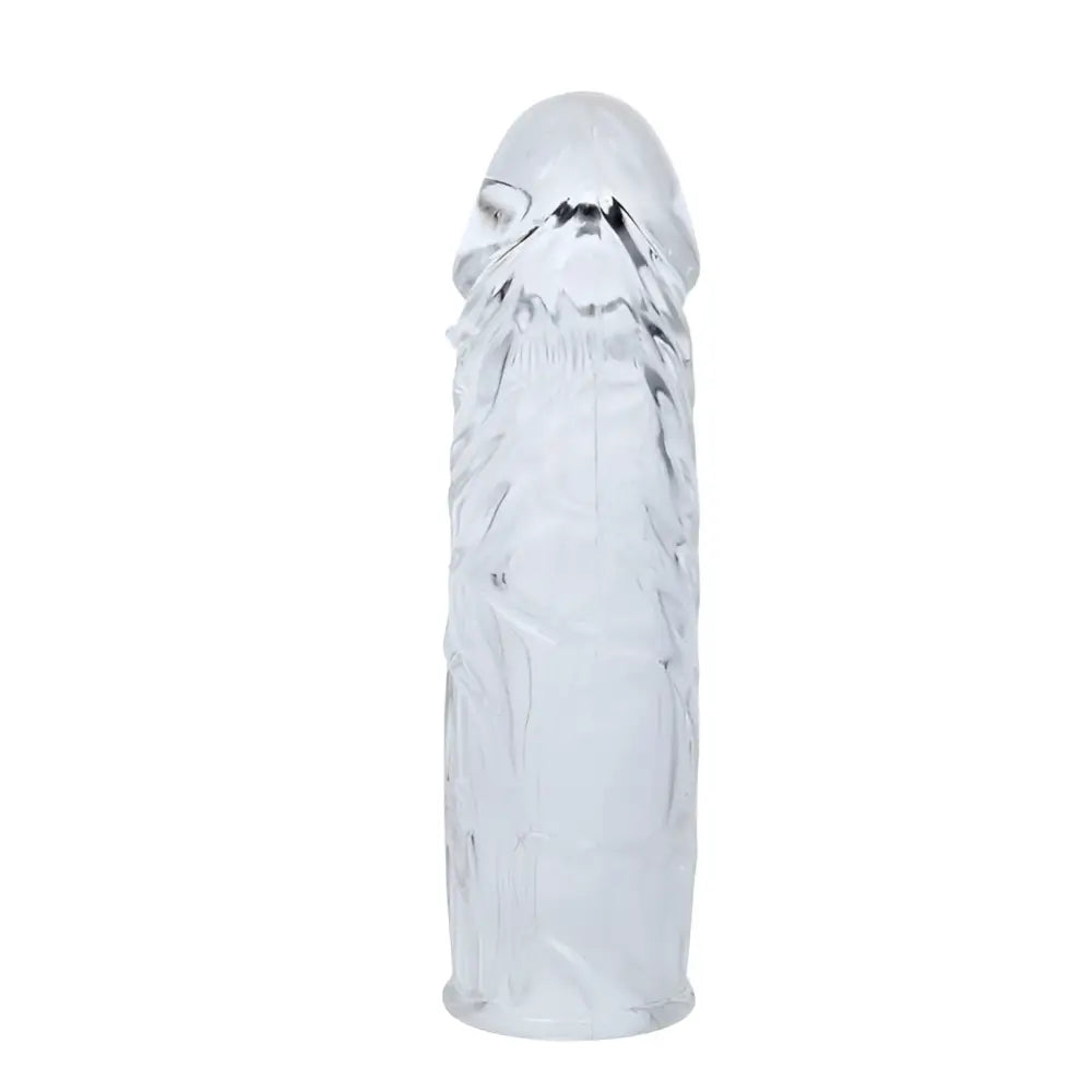 Baile - funda lila para el pene en silicona adaptable 13 cm