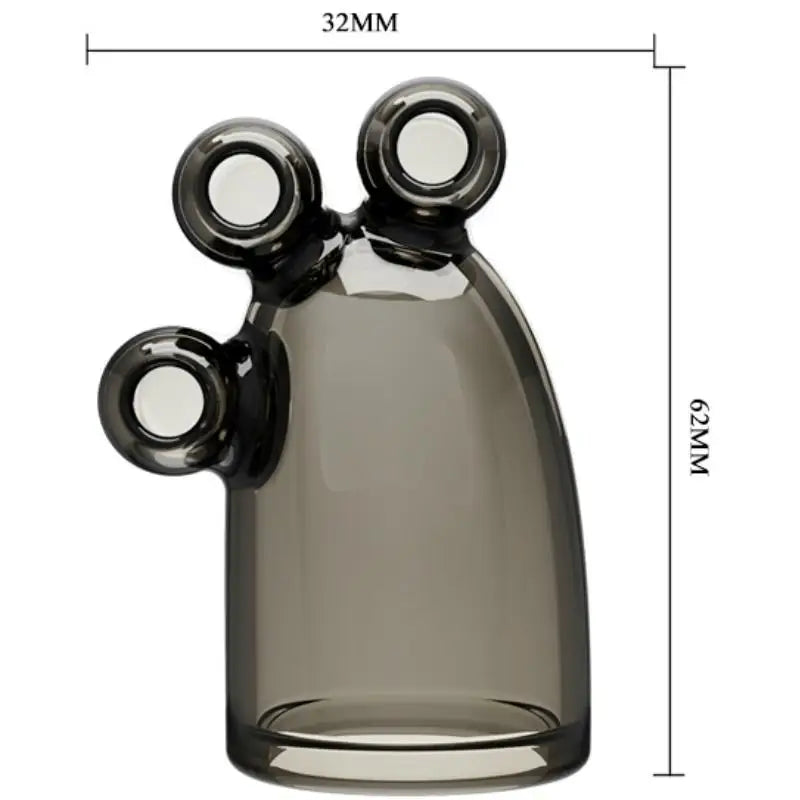 Baile - funda vibradora vibrating crystal cap ii