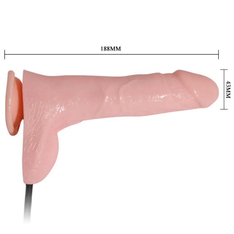 Baile - inflatable dildo hinchable realístico con ventosa