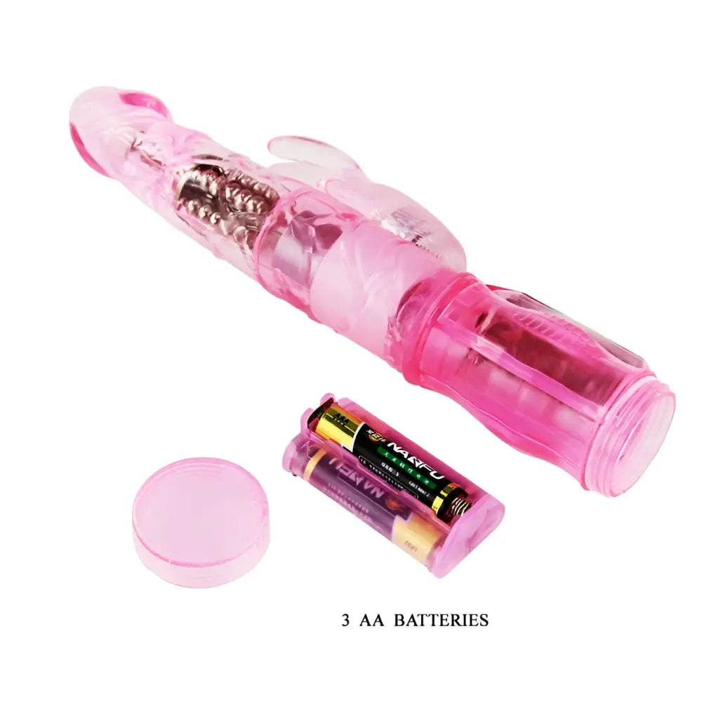 Baile - mini rotador rabbit rosa superestimulador
