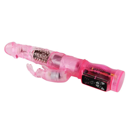 Baile - mini rotador rabbit rosa superestimulador