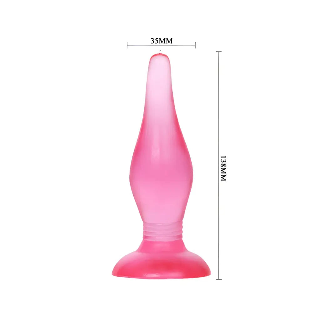 Baile - plug anal tacto suave lila 14.2 cm