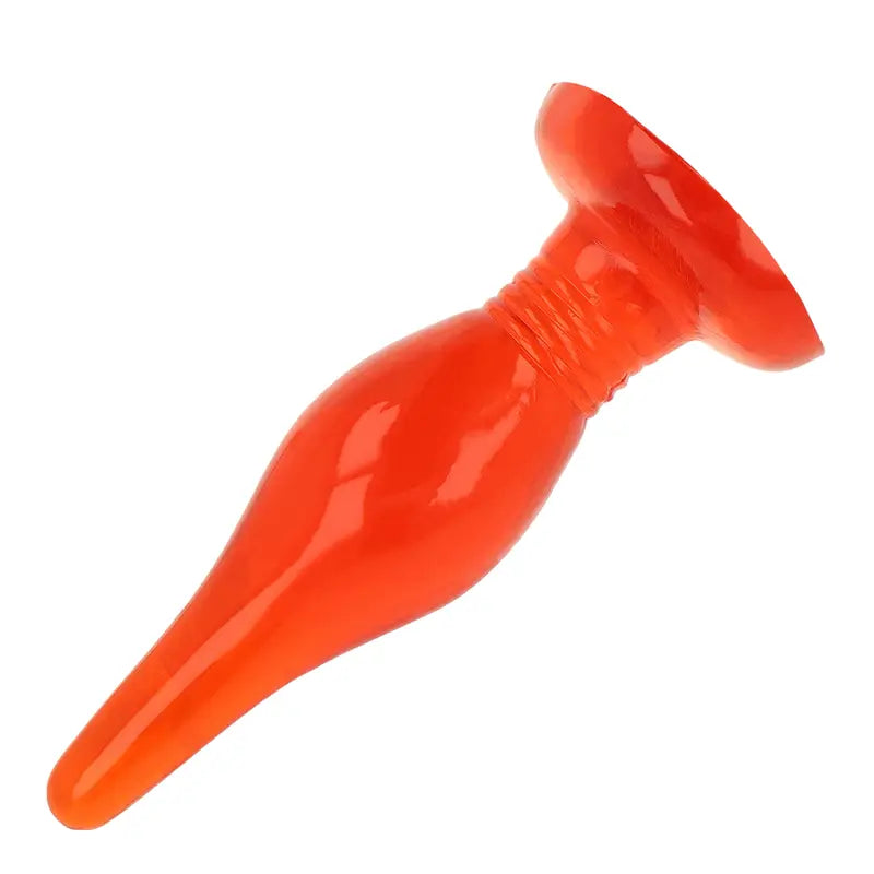 Baile - plug anal tacto suave rojo 14.2 cm