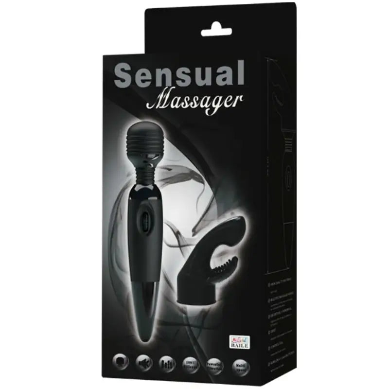 Baile - sensual masajeador con cabezal intercambiable