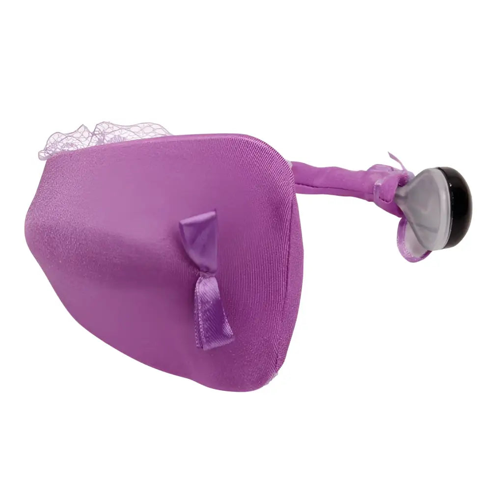Baile - tanga con vibrador con control remoto lila